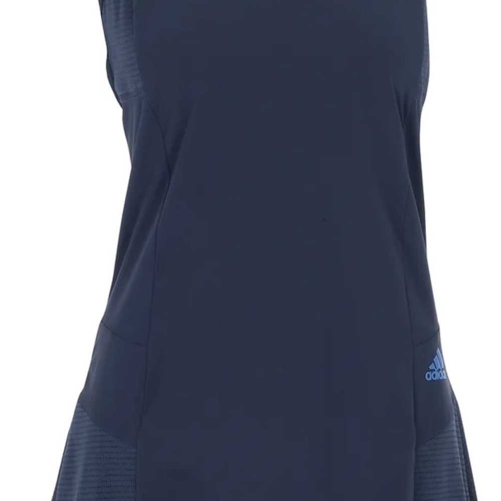 Women’s adidas new blue SPORT HEAT.RDY SLEEVELESS DRESS - Picture 6 of 10